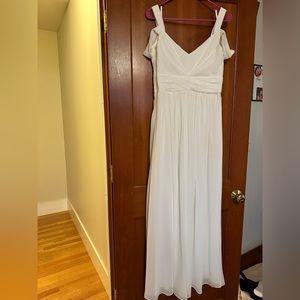 Lulus white off the shoulder dress